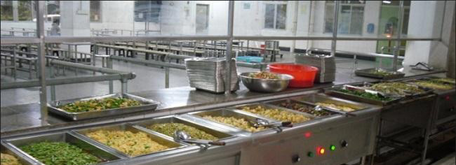 重庆松藻技工学校食堂环境